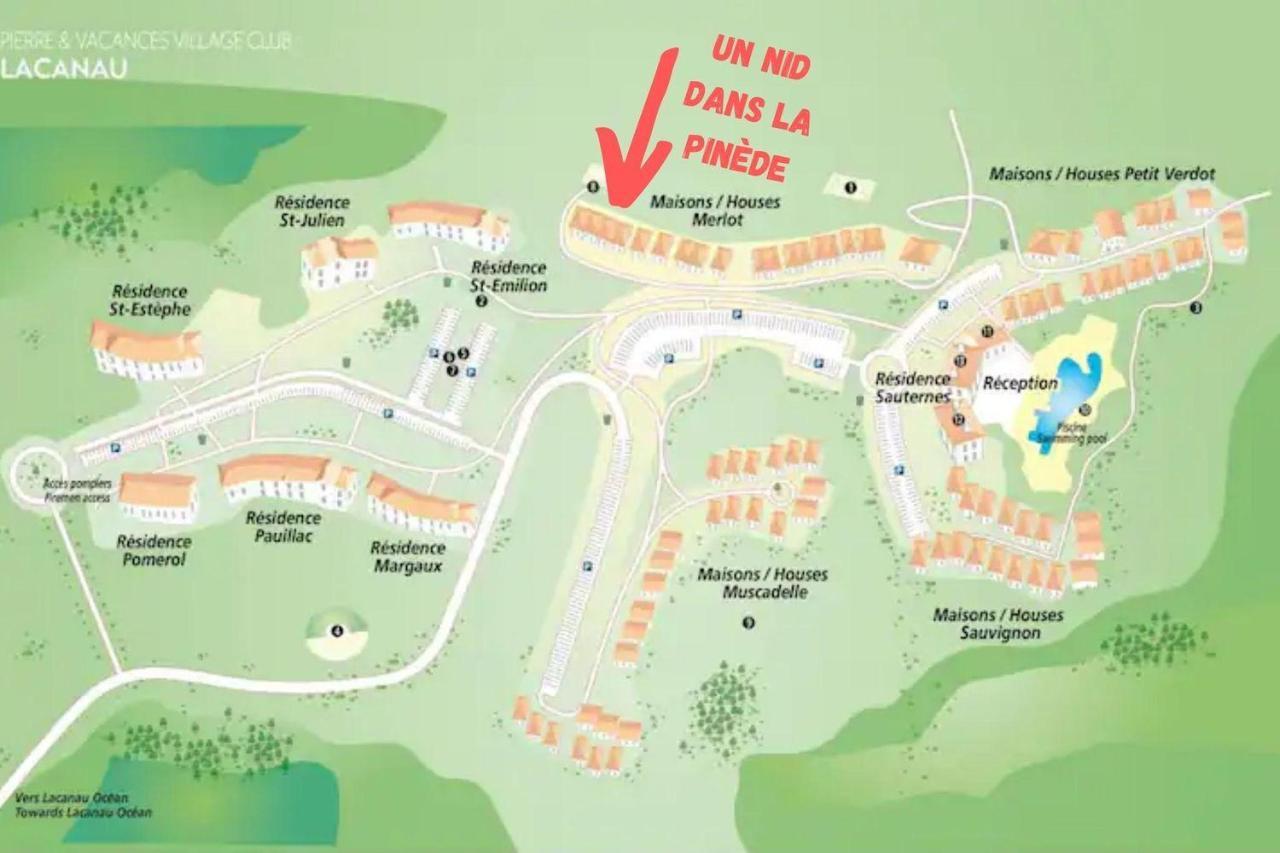 Villa Un Nid Dans La Pinede Lacanau Exterior foto